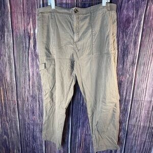 Sonoma Tan Cargo Pants Relaxed Fit Size 18W